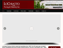 Tablet Screenshot of lochiattopaving.com